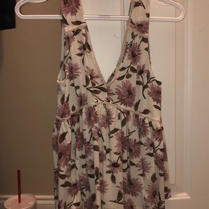 floral tank top